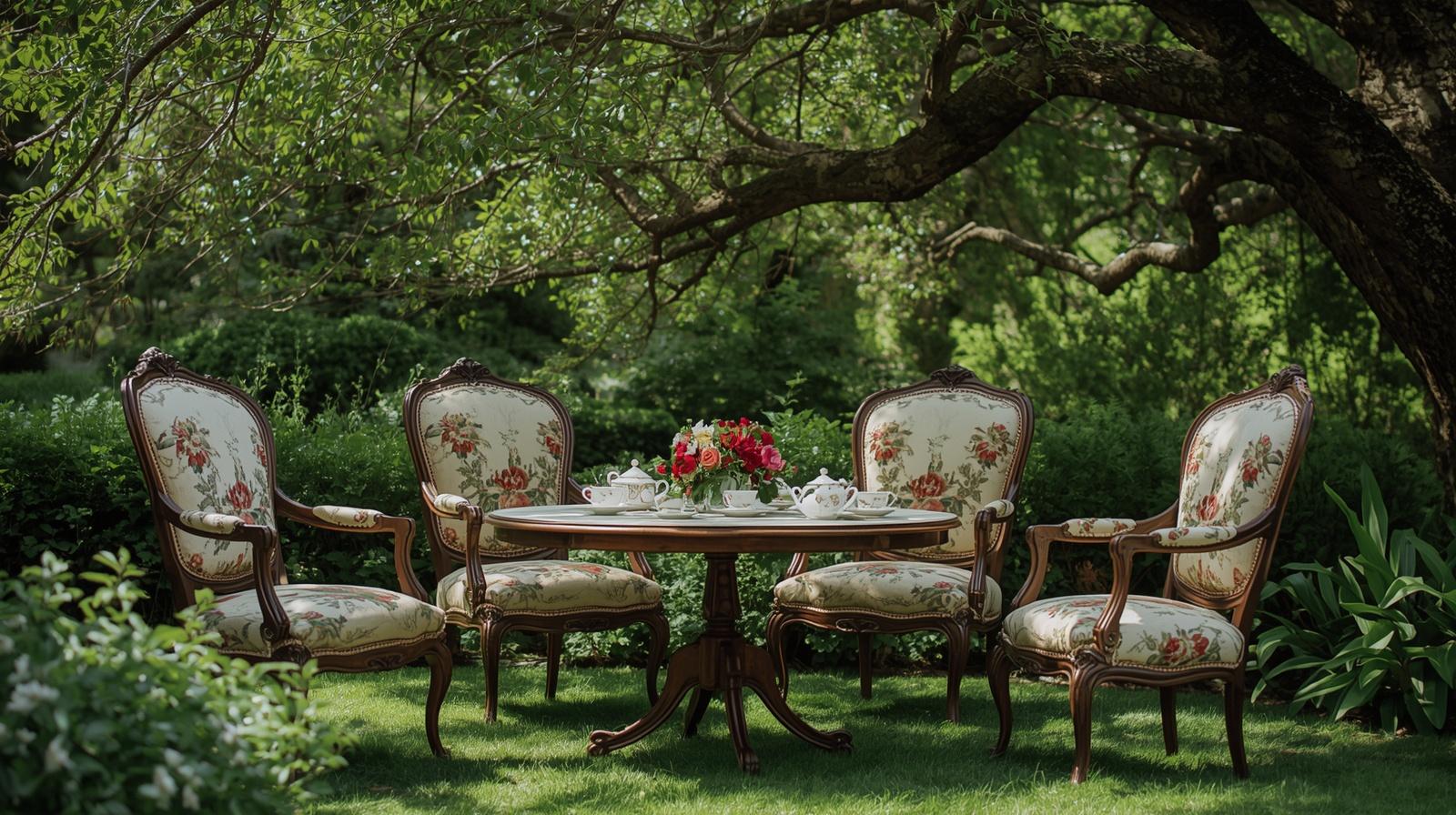 Tea Party Upholstery Fabric