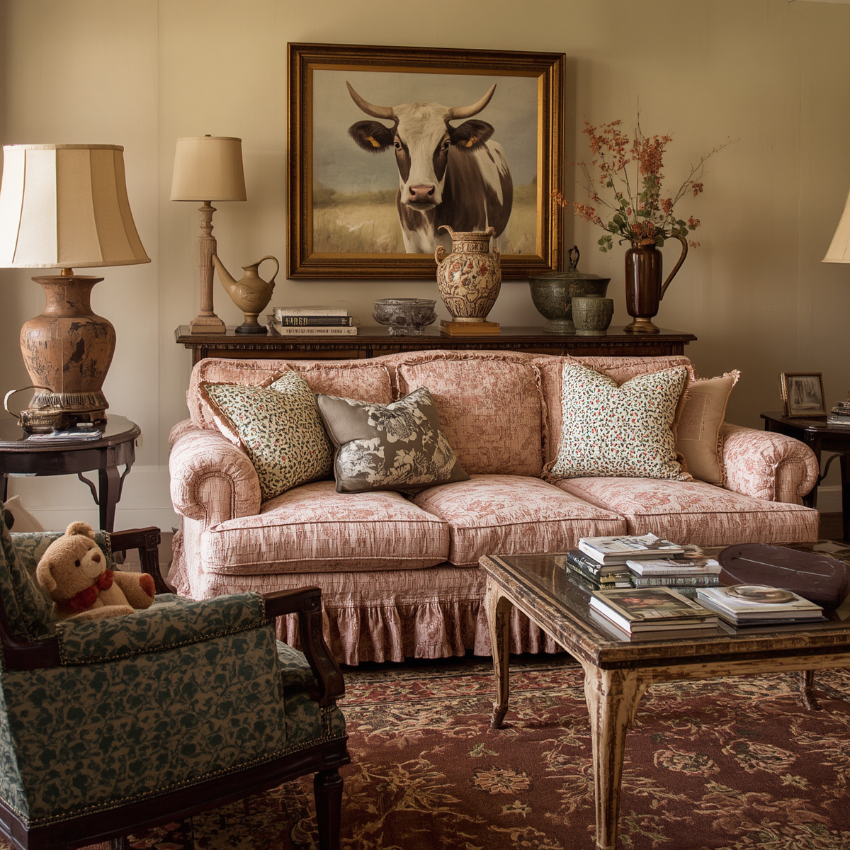 Rural Romantic Rustic Upholstery Fabrics