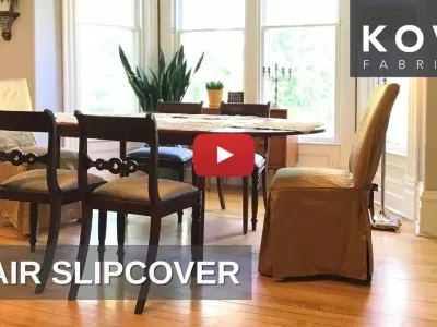 KOVI EXCLUSIVE: YouTube Tutorial – Dining Chair Slipcovers KOVI EXCLUSIVE: YouTube Tutorial – Dining Chair Slipcovers