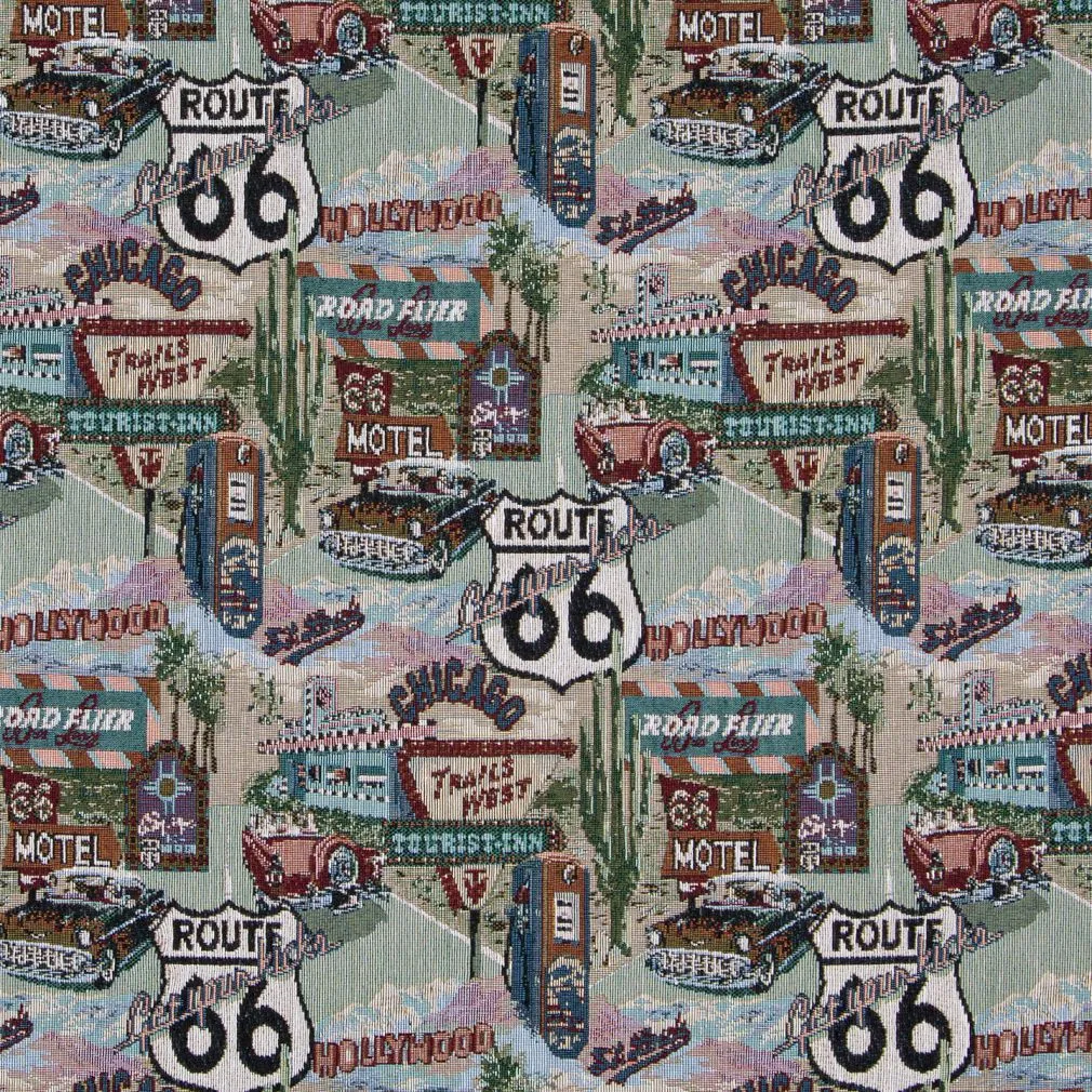 Springs Creative All American Road Trip Route 66 Quilting Fabric – 100% Cotton, 45
