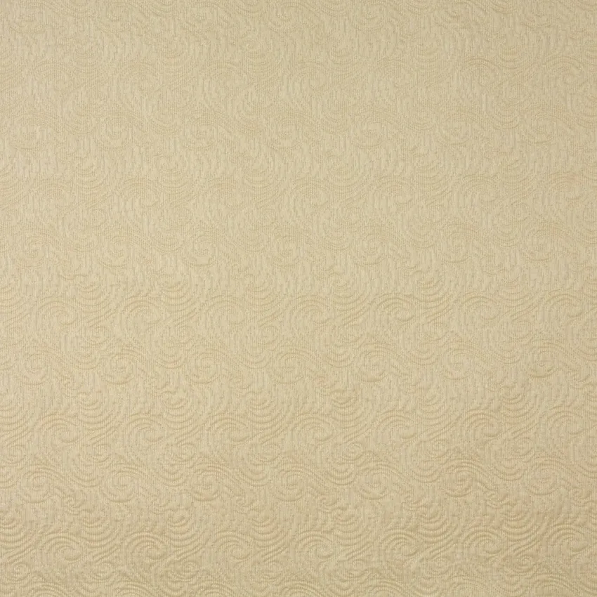 Bisque Beige Contemporary Damask Upholstery Fabric by the Yard