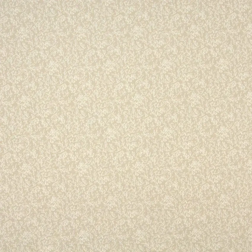 Gardenia Beige and White Country Damask Drapery and Upholstery Fabric by the Yard