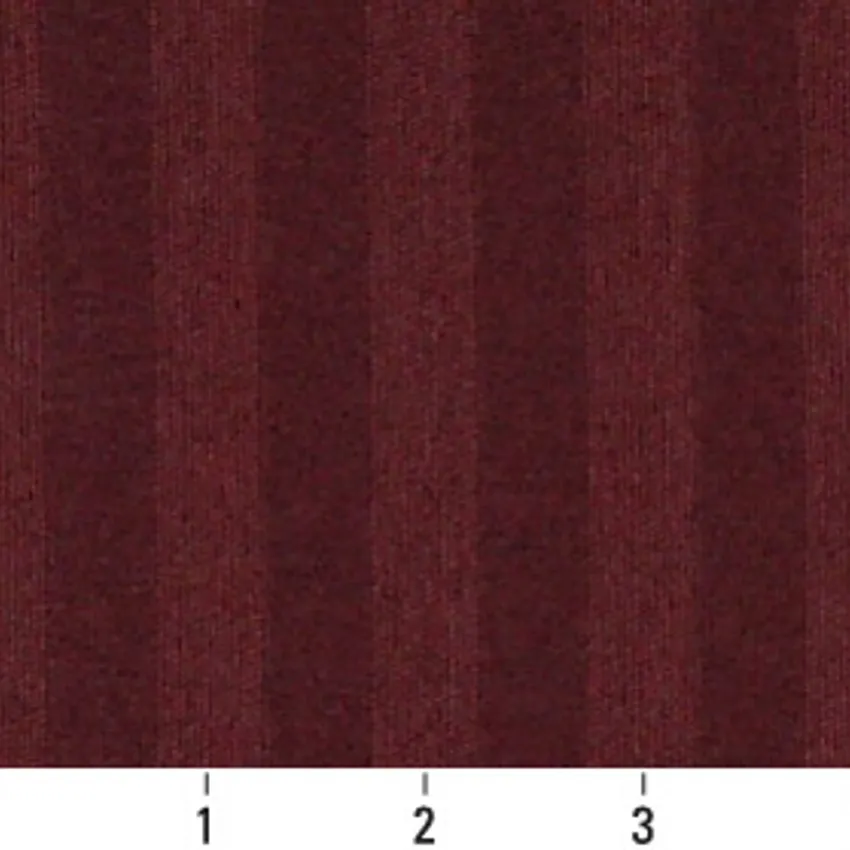 Burgundy Stripe Burgundy Small Scale Damask Drapery and Upholstery Fabric by the Yard — Scale in inches