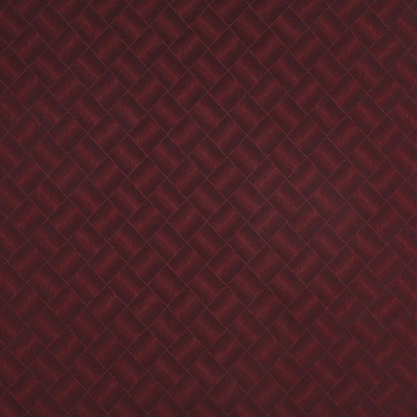 Burgundy Contemporary Damask Upholstery Fabric by the Yard