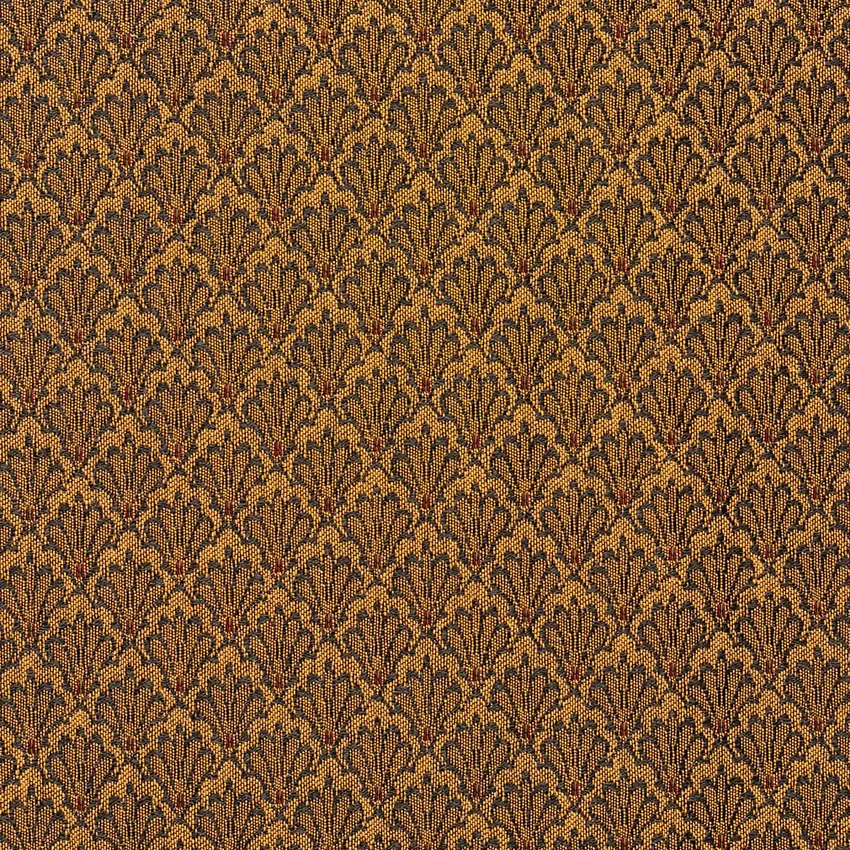 Topaz Beige and Green Country Damask Upholstery Fabric by the Yard