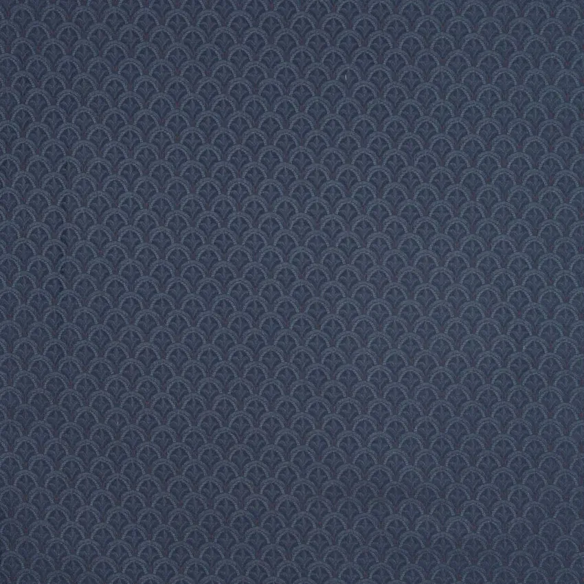 Royal Blue Country Damask Upholstery Fabric by the Yard