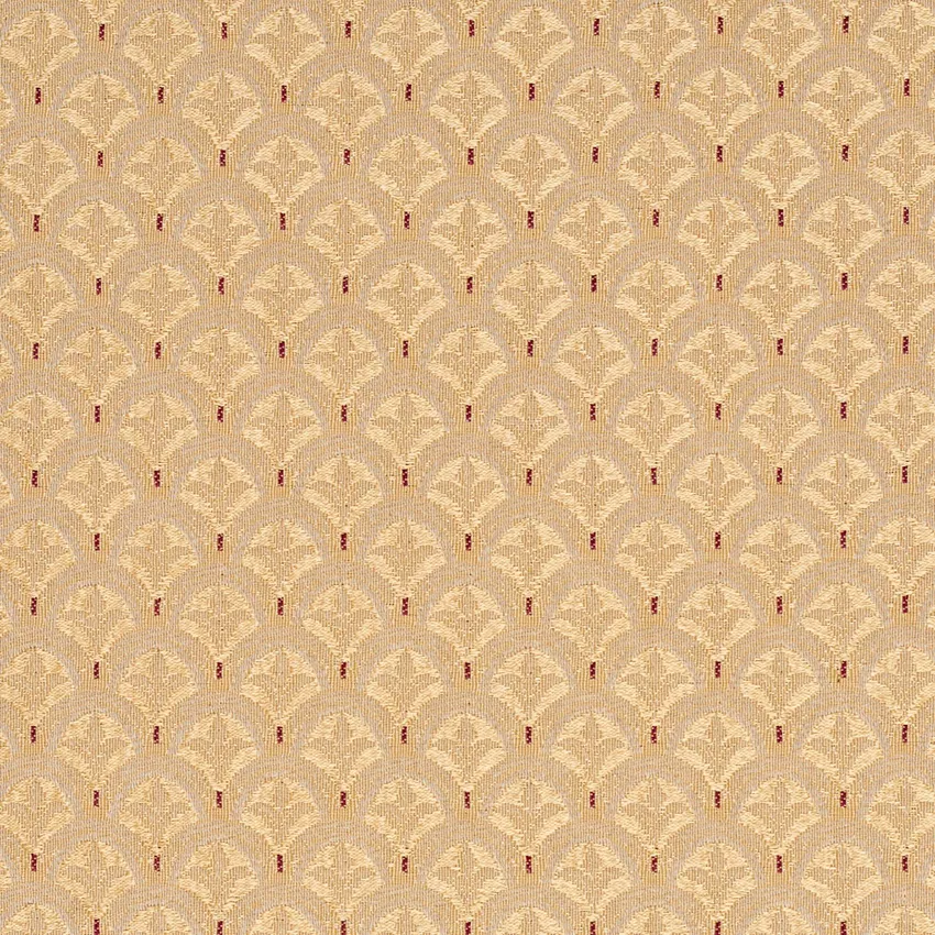 Camel Beige and Gold Country Damask Upholstery Fabric by the Yard
