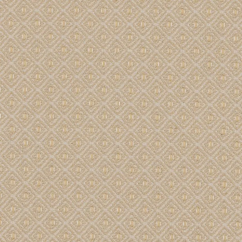 Eggshell Beige and White Diamond Damask Drapery and Upholstery Fabric by the Yard