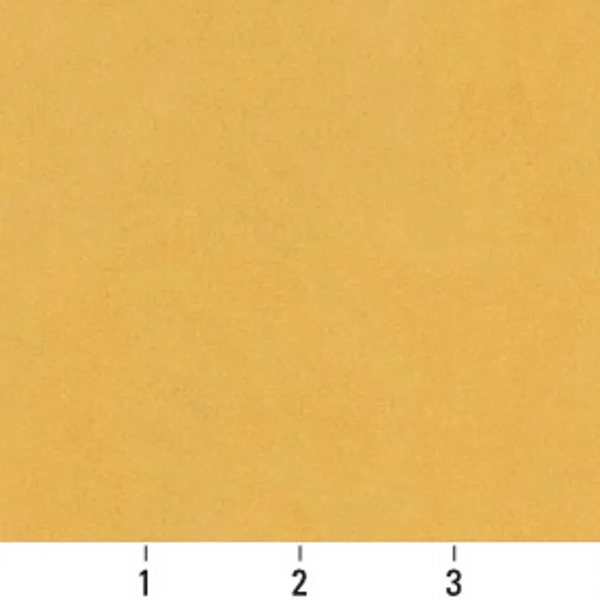 Marigold Gold Plain Microfiber Drapery and Upholstery Fabric by the Yard — Scale in inches