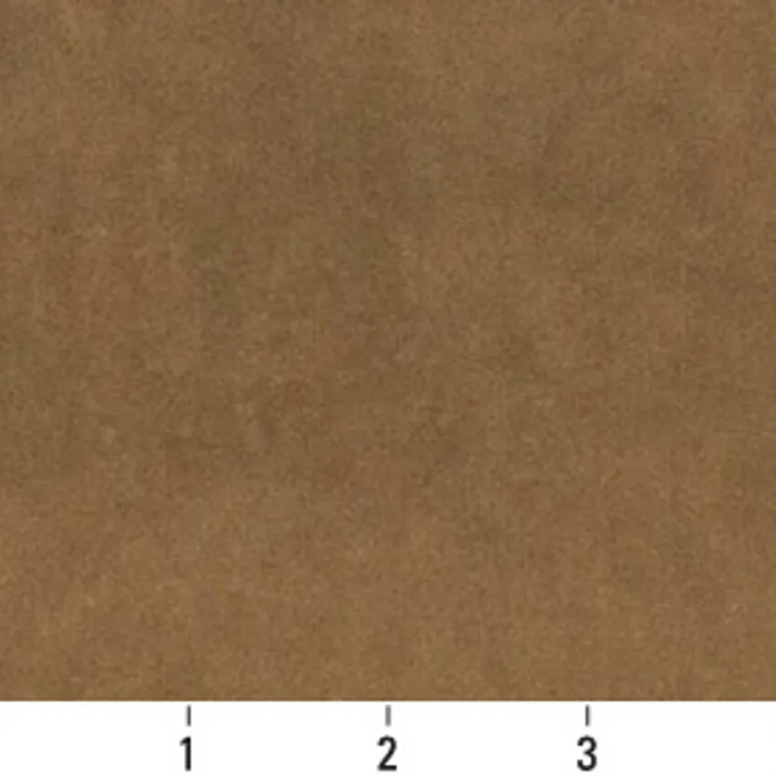 Mocha Beige Plain Microfiber Drapery and Upholstery Fabric by the Yard — Scale in inches