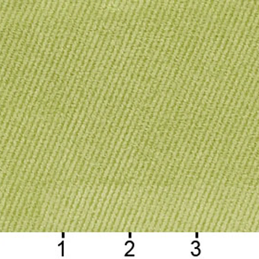 Lime Light Geen Plain Denim Upholstery Fabric by the Yard — Scale in inches