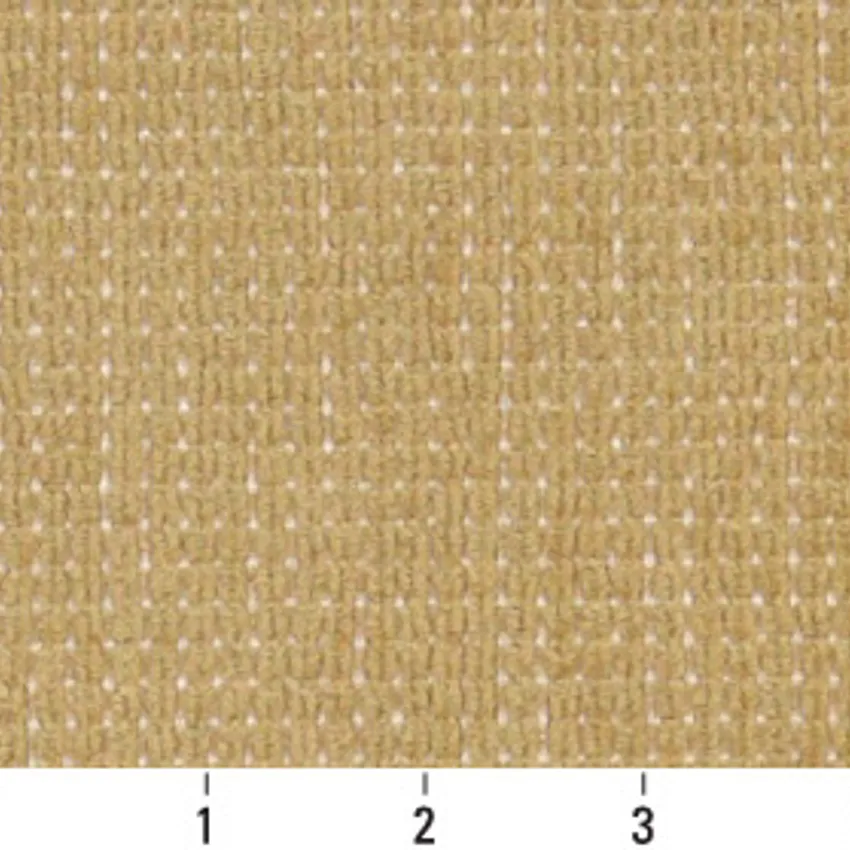 Camel Beige and Gold Plain Chenille Drapery and Upholstery Fabric by the Yard — Scale in inches
