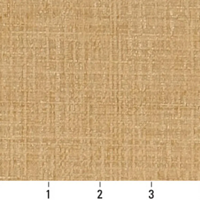 Camel Beige Plain Chenille Upholstery Fabric by the Yard — Scale in inches