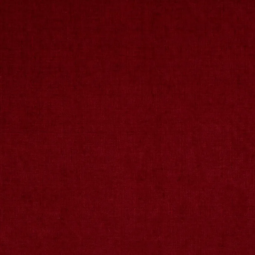 Ruby Burgundy Plain Chenille Upholstery Fabric by the Yard