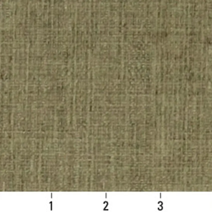 Sage Light Geen Plain Chenille Upholstery Fabric by the Yard — Scale in inches