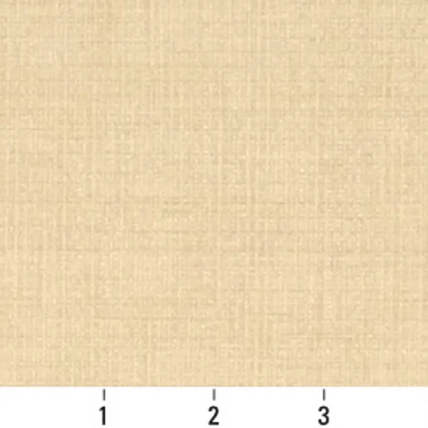 Oyster Gold and White Plain Chenille Upholstery Fabric by the Yard — Scale in inches