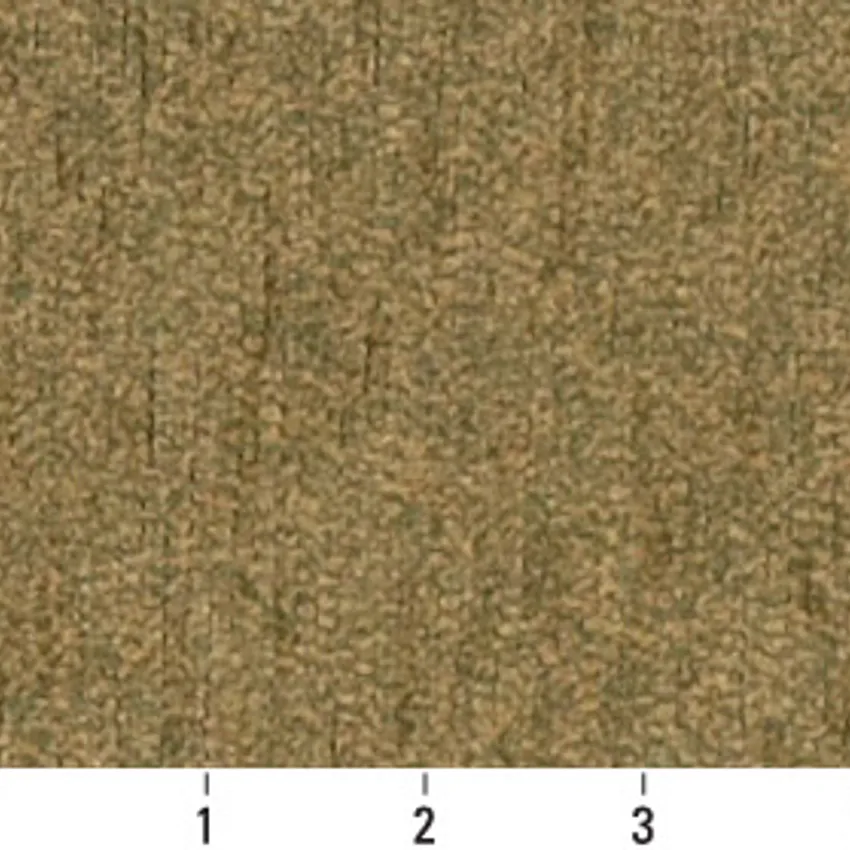 Moss Gold and Light Green Plain Chenille  Upholstery Fabric by the Yard — Scale in inches