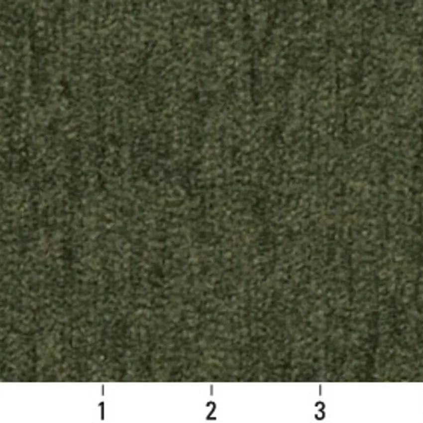 Alpine Green Plain Chenille Upholstery Fabric by the Yard — Scale in inches