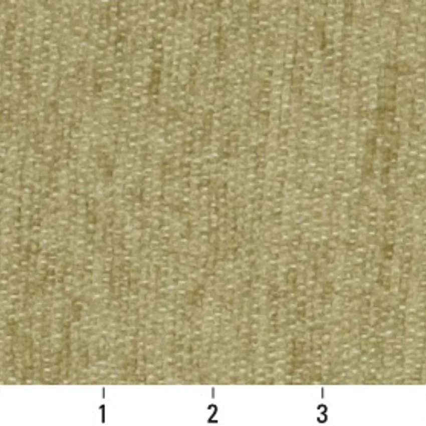 Basil Light Green Plain Chenille Upholstery Fabric — Scale in inches