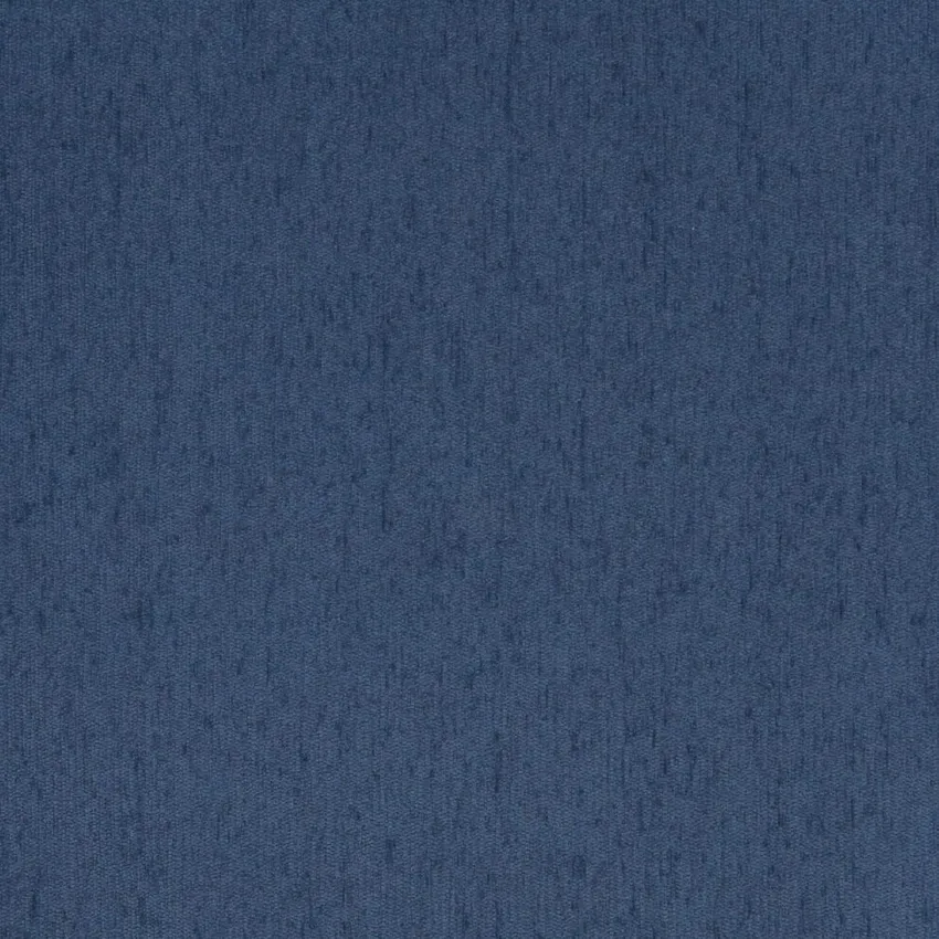 Ocean Dark Blue Plain Chenille Upholstery Fabric