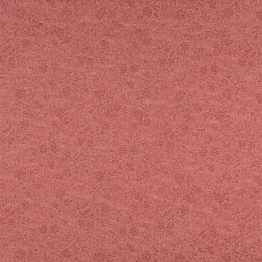 Blush Petal Pink Floral Brocade Upholstery Fabric by the Yard