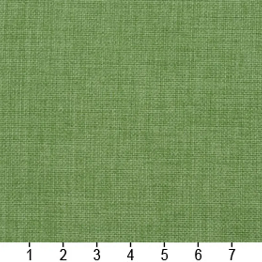 Palm Light Geen Plain Denim Drapery and Upholstery Fabric by the Yard — Scale in inches