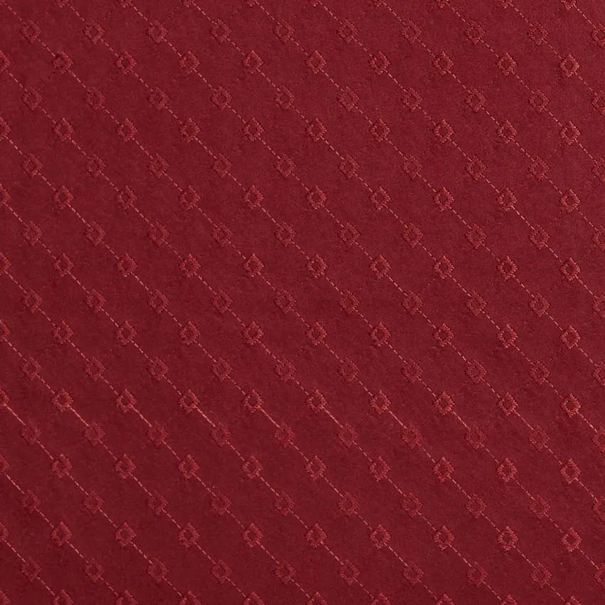 Wine and Burgundy Abstract Diamond Microfiber Upholstery Fabric