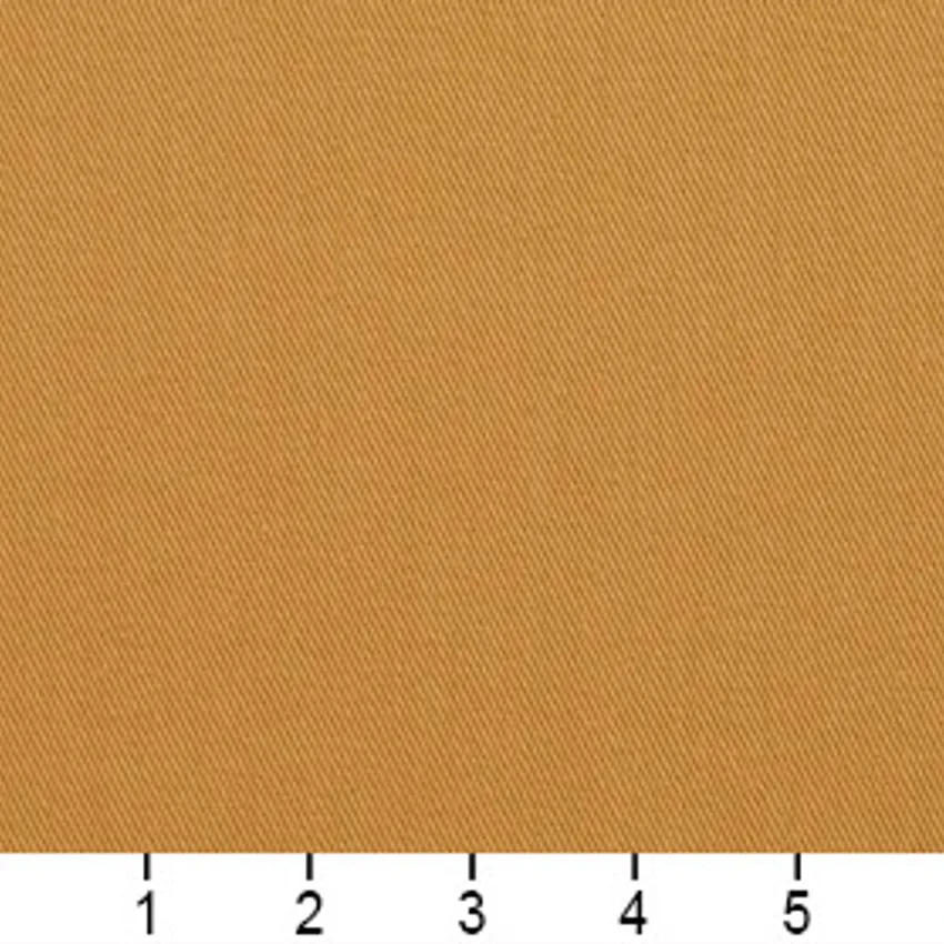 Latte  Beige Plain Denim Upholstery Fabric by the Yard — Scale in inches