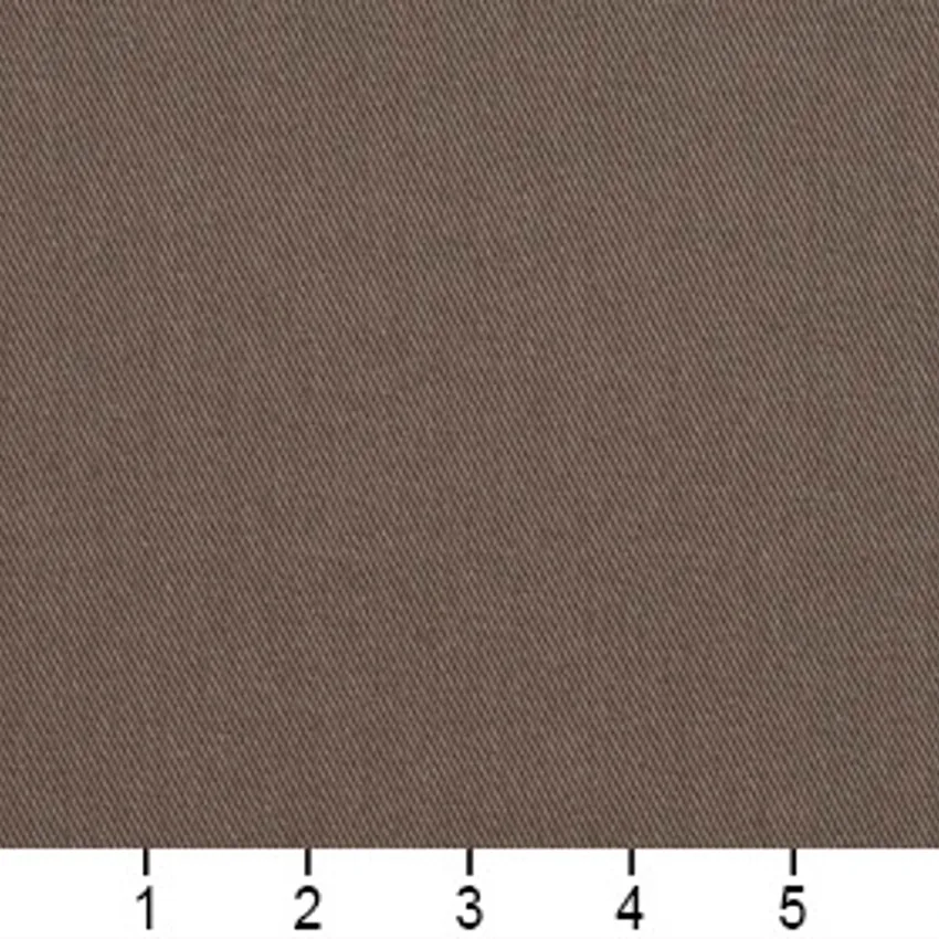 Graphite  Gray Plain Denim Upholstery Fabric by the Yard — Scale in inches