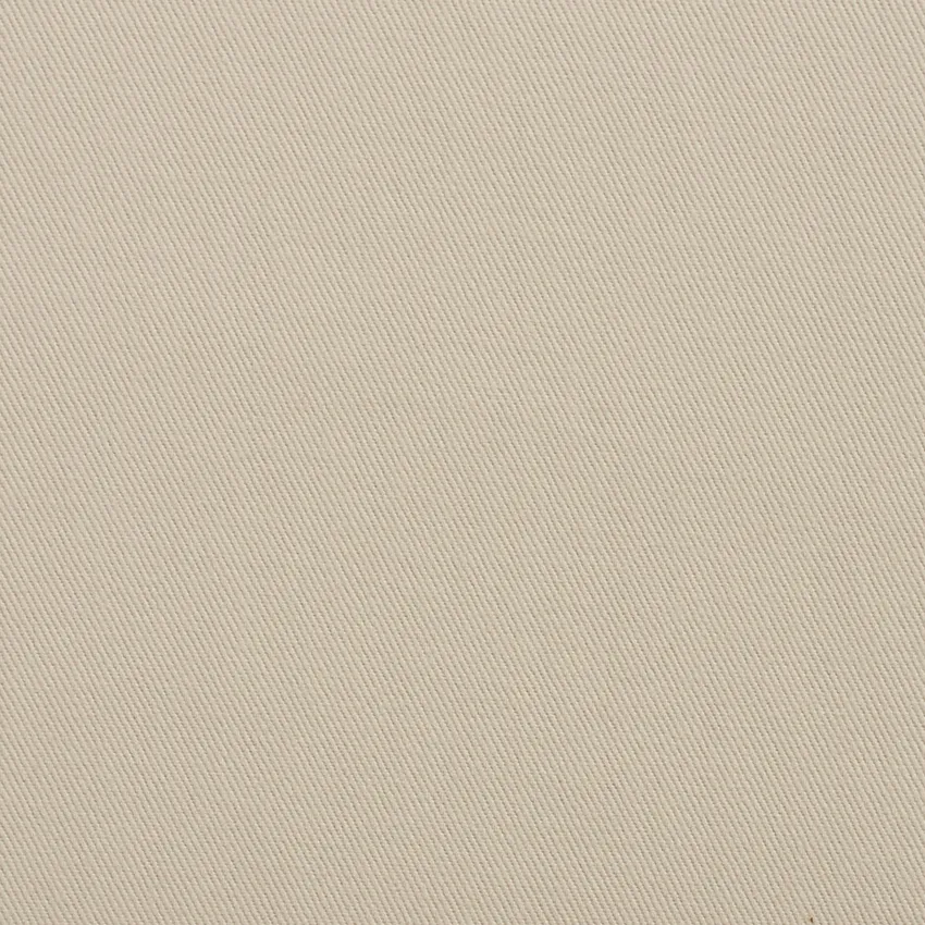 Parchment  White Plain Denim Upholstery Fabric by the Yard