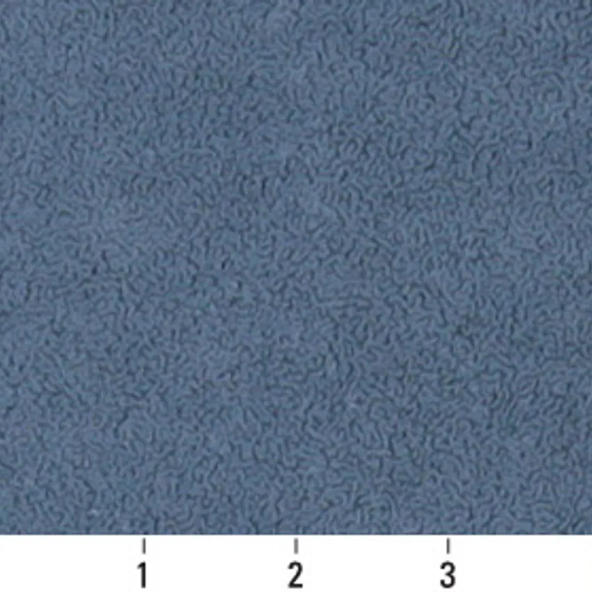 Light Blue Plain Microfiber Upholstery Fabric — Scale in inches