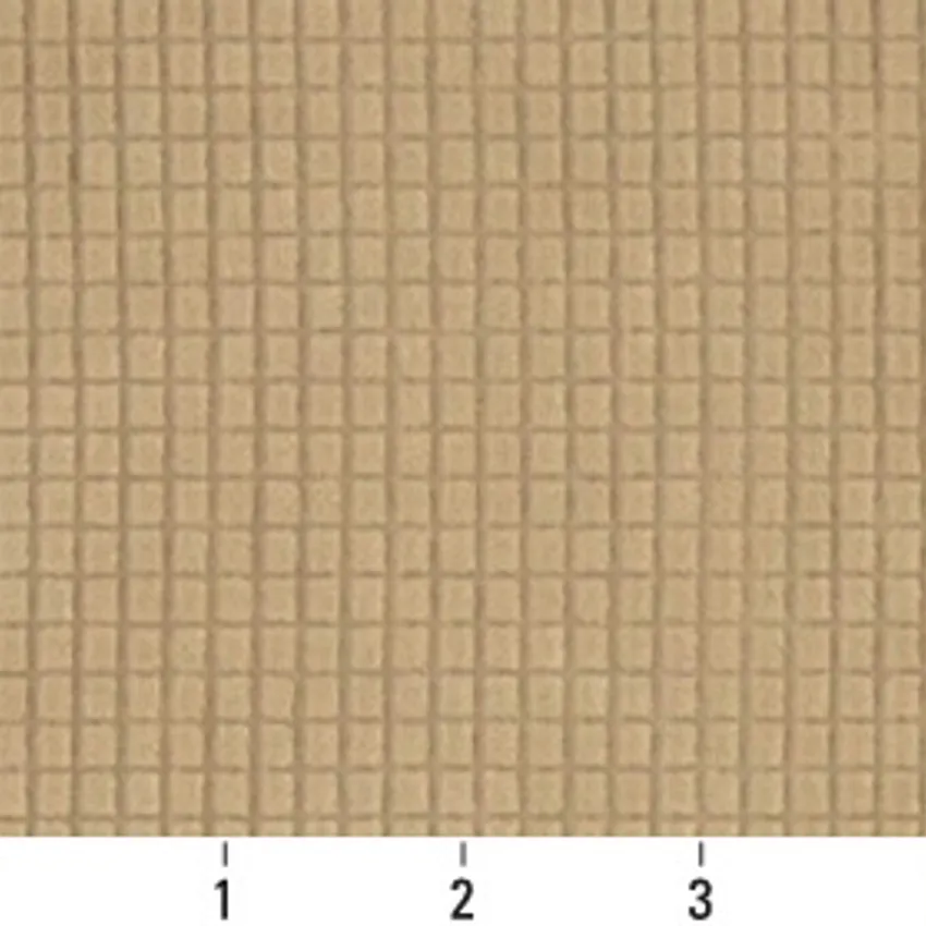 Camel Beige Plain Microfiber Upholstery Fabric — Scale in inches