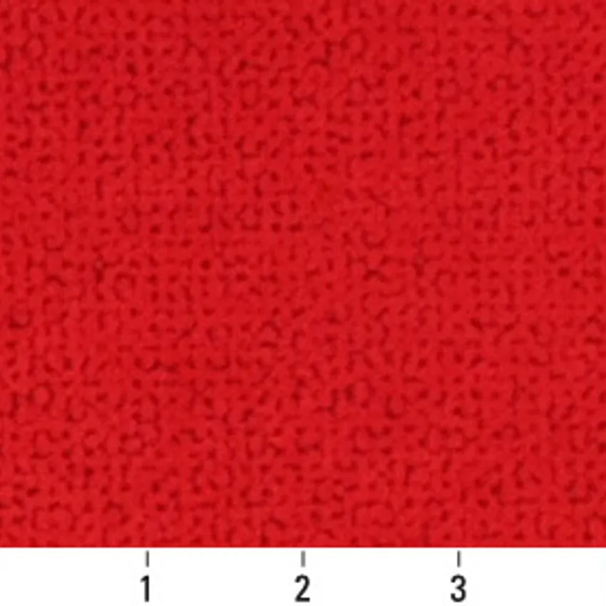 Red Burgundy Contemporary Microfiber Upholstery Fabric — Scale in inches