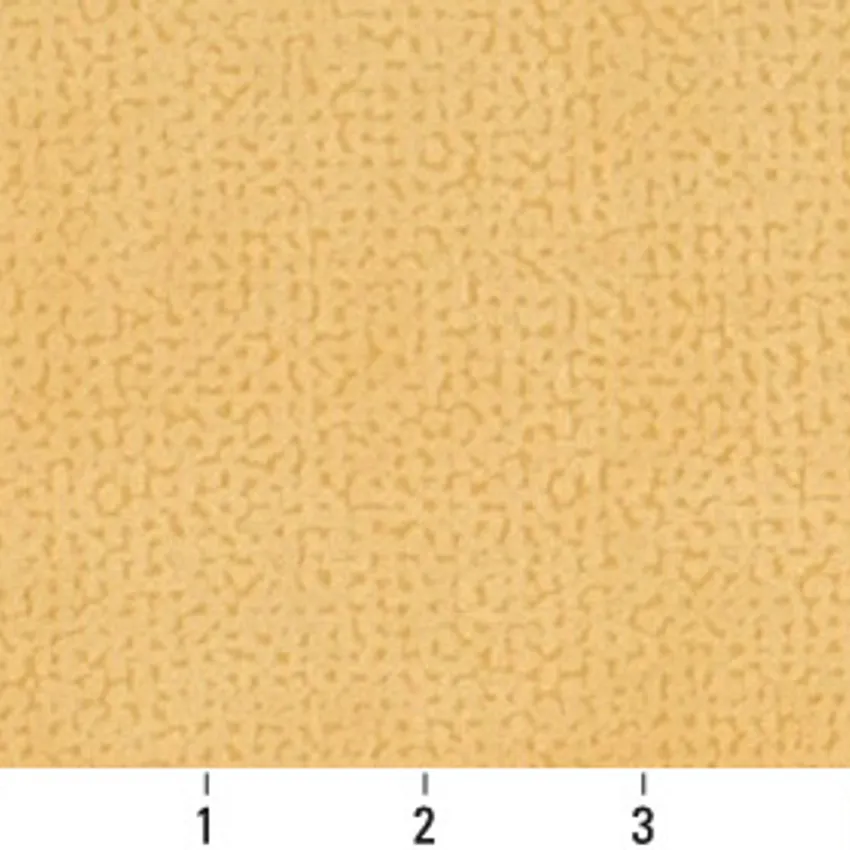 Yellow Gold Plain Microfiber Upholstery Fabric — Scale in inches