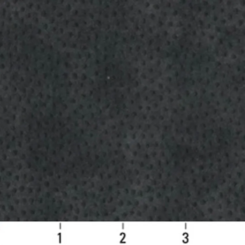 Charcoal Gray Reptile Skin Look Microfiber Upholstery Fabric — Scale in inches