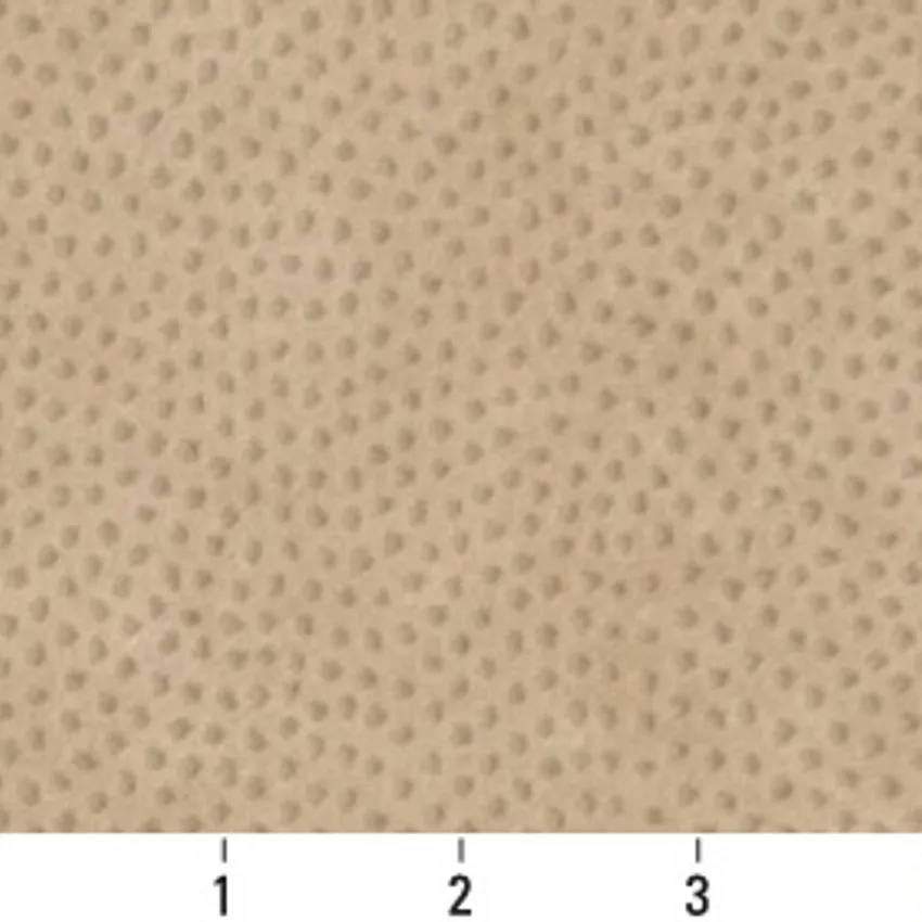Tan Beige Reptile Skin Look Microfiber Upholstery Fabric — Scale in inches
