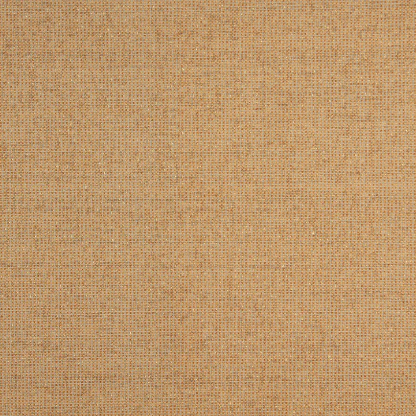 Powder Beige and Gold Plain Tweed Upholstery Fabric by the Yard