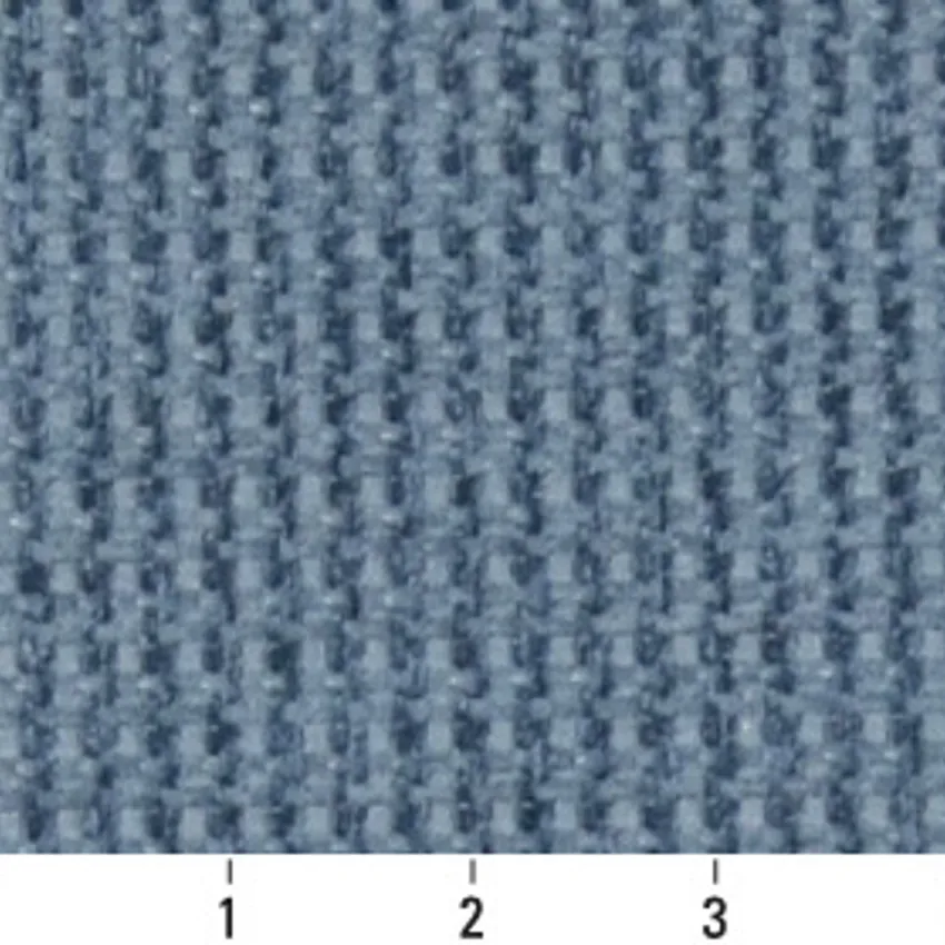 Wedgewood Light Blue Plain Chenille Upholstery Fabric by the Yard — Scale in inches
