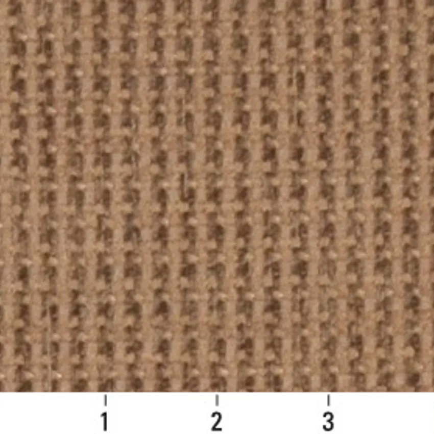 Taupe Beige and Brown Plain Chenille Upholstery Fabric by the Yard — Scale in inches