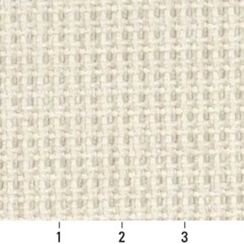 Ivory White Plain       Chenille Upholstery Fabric by the Yard — Scale in inches