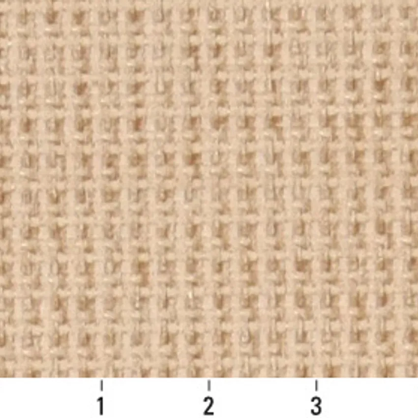 Sand Beige Plain       Chenille Upholstery Fabric by the Yard — Scale in inches