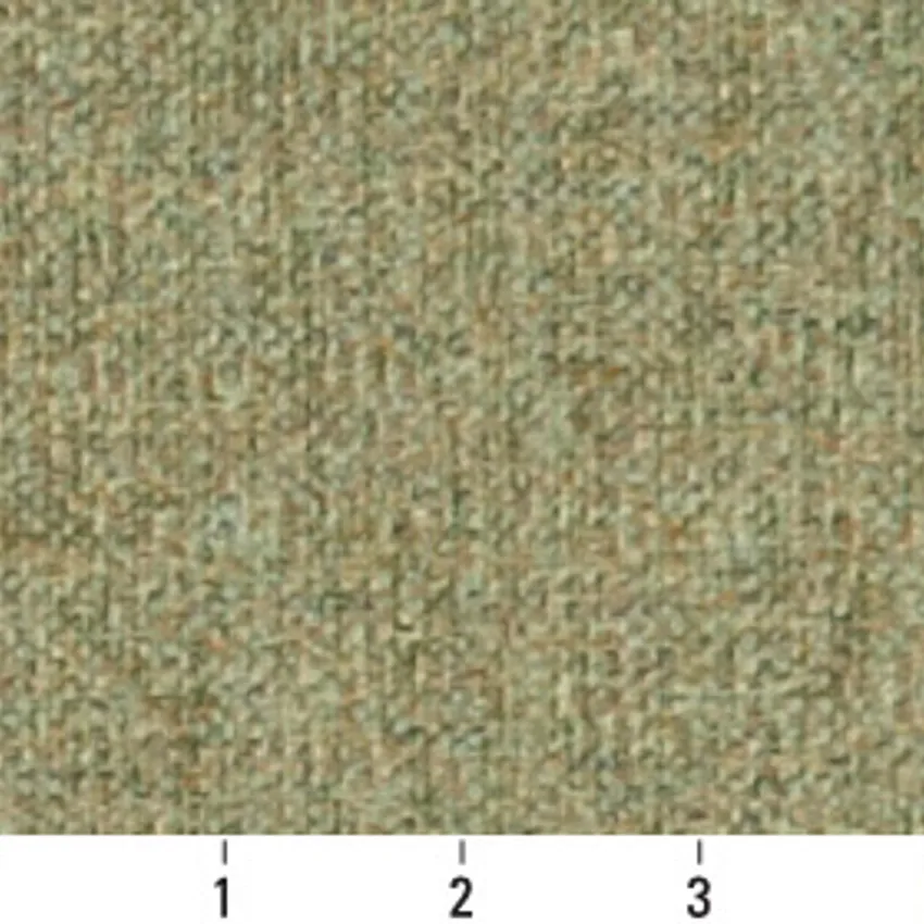 Sage Light Green Plain Tweed Upholstery Fabric — Scale in inches