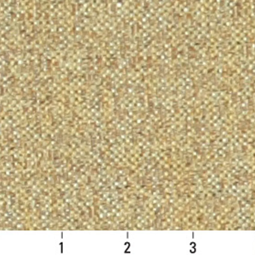 Tan and Beige Plain Tweed Upholstery Fabric — Scale in inches