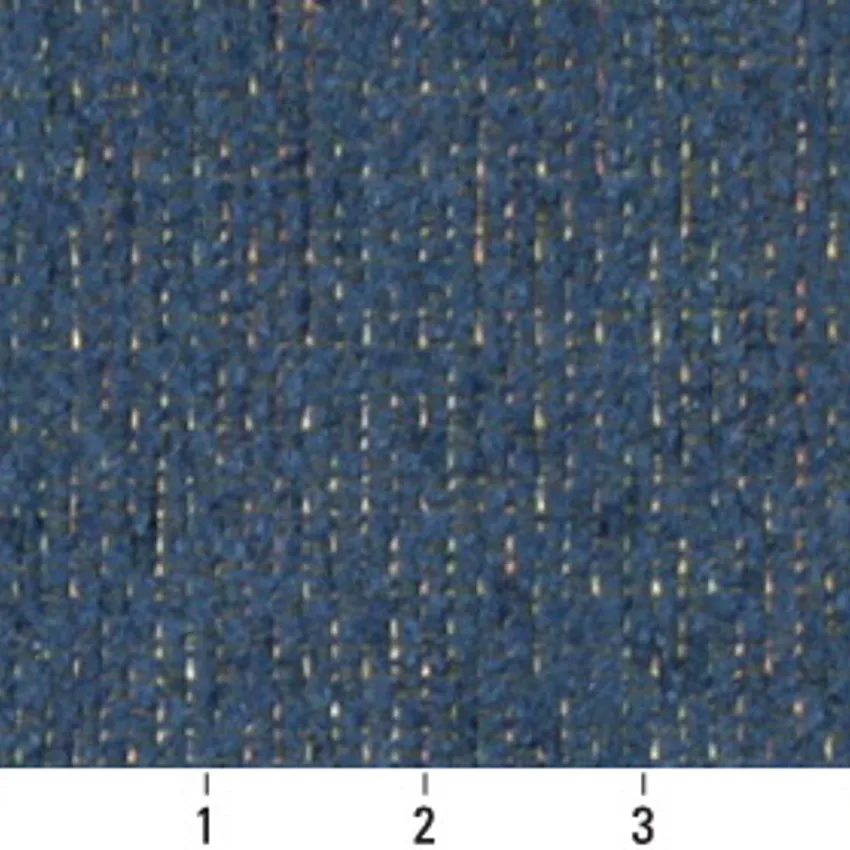 Sapphire Dark Blue and Light Blue Plain       Chenille Upholstery Fabric by the Yard — Scale in inches