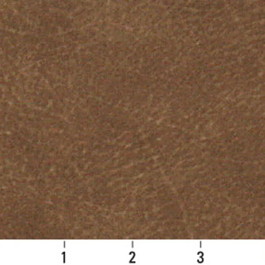 Cashew Brown Animal Skin Look Microfiber Upholstery Fabric — Scale in inches