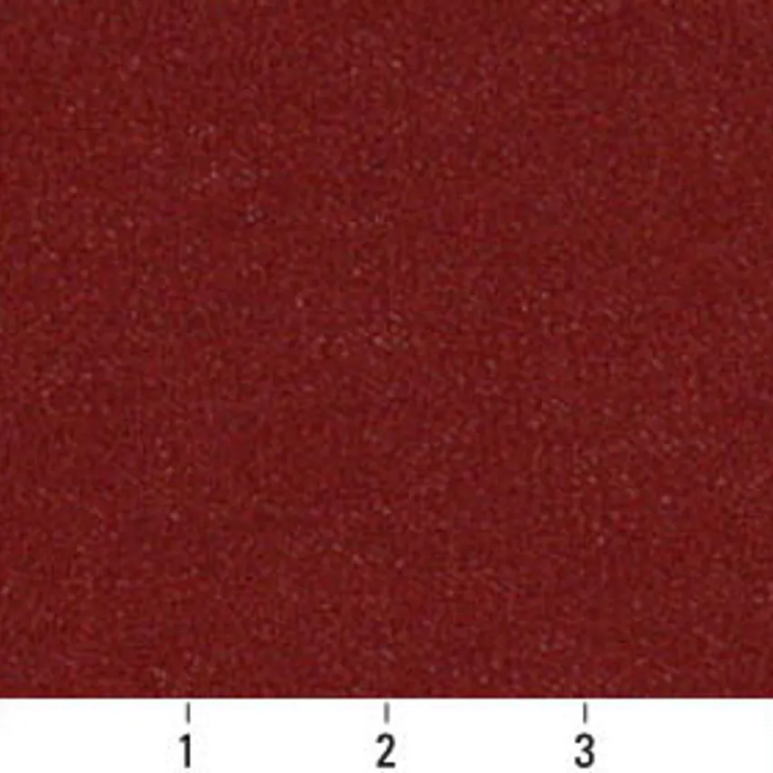 Spice Red Premium Soft Microfiber Suede Upholstery Fabric — Scale in inches