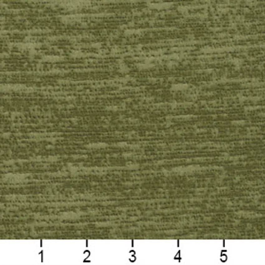 Sage Green Solid Brushed Texture Soft Microfiber Velvet Upholstery Fabric — Scale in inches
