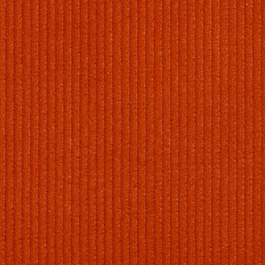 Spice Red Small Stripe Texture Soft Microfiber Velvet Upholstery Fabric