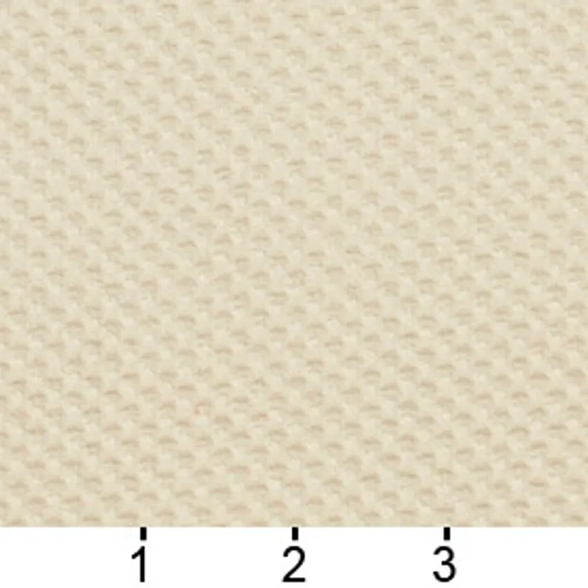 Cream White Solid Matt Weave Texture Microfiber Upholstery Fabric — Scale in inches