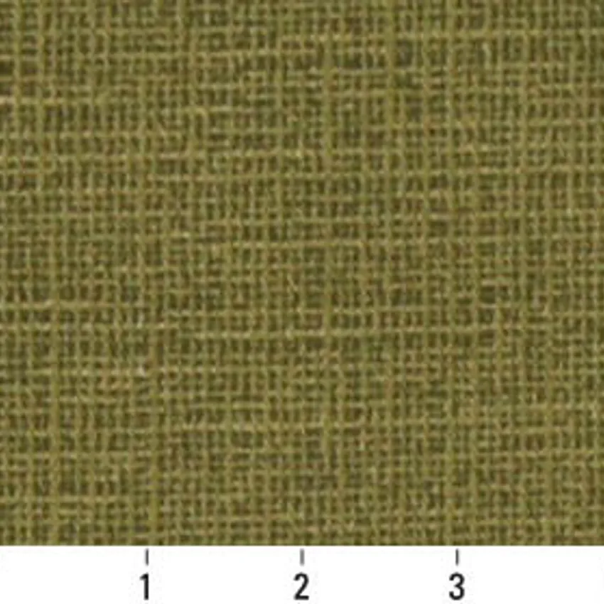 Meadow Green Solid Plain Upholstery Fabric — Scale in inches
